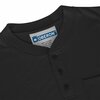Oberon 100% FR/Arc-Rated 7 oz Cotton Interlock Henley Shirt, Long Sleeves, Navy, 3XL ZFI409-3XL